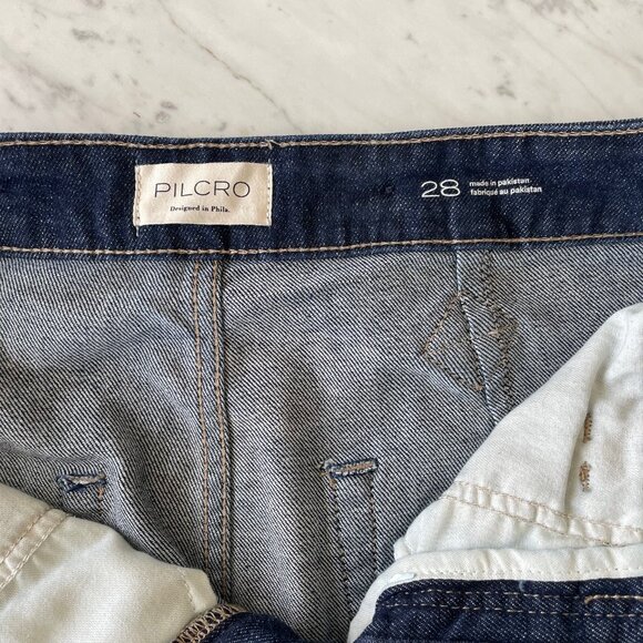 The Myra Low-Rise Carpenter Jeans by Pilcro: Crop Barrel Edition Size 28 - Picture 4 of 11